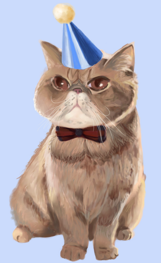 Birthday Cat